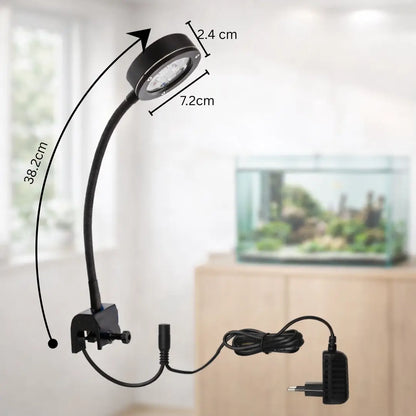 Lampe LED pour aquarium 9W | Lampe clip eau de mer