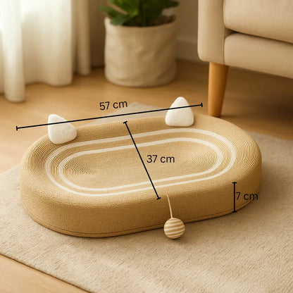 Cat scratching board made of sisal | Stylish scratching surface for home