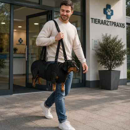 Hundetragehilfe bei Rückenproblemen | Hebegurt für kleine & mittlere Hunde