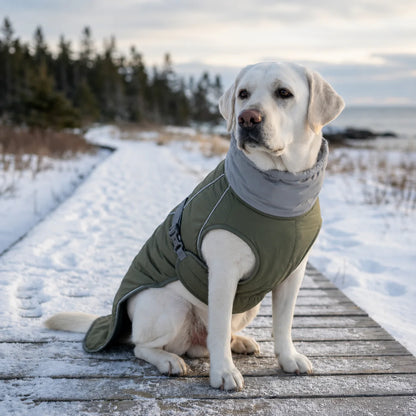 Winter Hundemantel | Wasserdichte Hundejacke mit Reflektoren