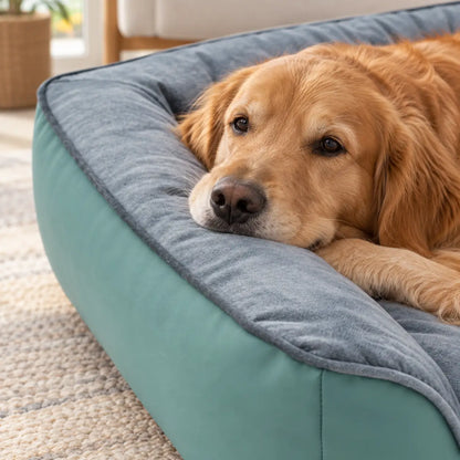 Kratzfestes Hundebett mit Matratze | Wasserabweisend