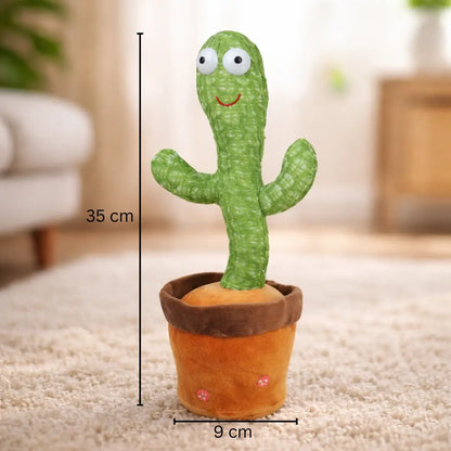 Interactive Dog Toy Cactus | With Sound & Plush Design