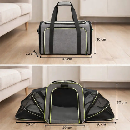 Cat carrier & transport bag | expandable & comfortable