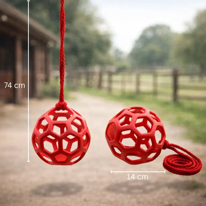 Futterball für Pferde & Ziegen | Heuball zur Beschäftigung im Stall