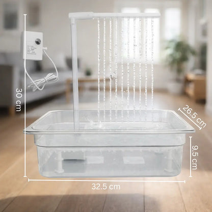 Birdbath with Shower | Electric Birdbath with Rain Function