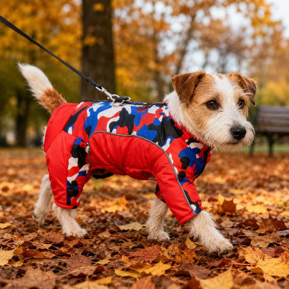 Winter Hundemantel mit Beinen | Wasserdicht & reflektierend