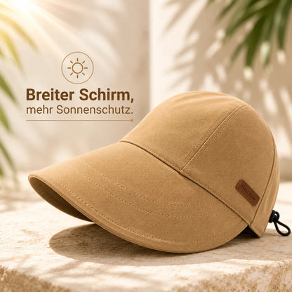 Damen Sonnenhut UV50+ | Faltbarer Sommerhut mit Breiter Krempe
