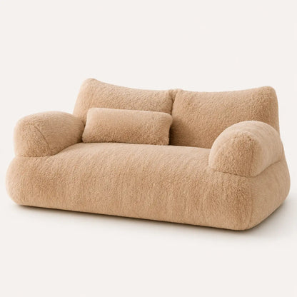 Katzenbett mit Rand | Weiches Katzensofa für gemütliche Ruhe