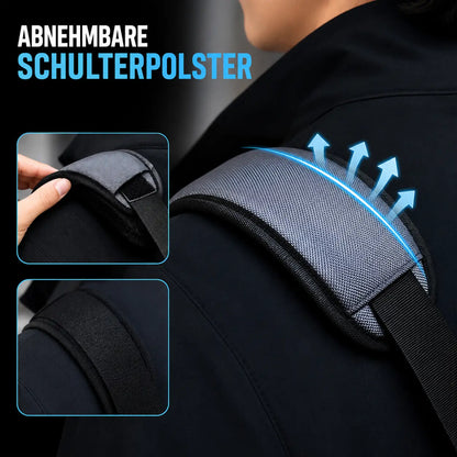 Hunde Tragehilfe mit Schultergurt – Hebehilfe für Vorder- & Hinterbeine