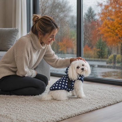 Hundemantel wasserdicht | Jacke mit integriertem Geschirr