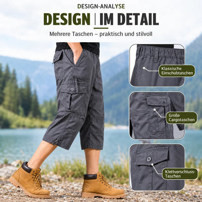 Herren Cargo Shorts aus Baumwolle | Atmungsaktiv für Outdoor & Freizeit