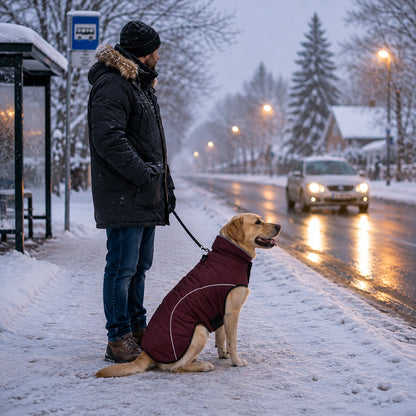 Hundemantel wasserdicht | Warme Winterjacke für Hunde