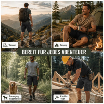 Herren Cargo Shorts | Wasserabweisend & Atmungsaktiv für Outdoor