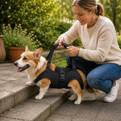 Hundetragehilfe bei Rückenproblemen | Hebegurt für kleine & mittlere Hunde