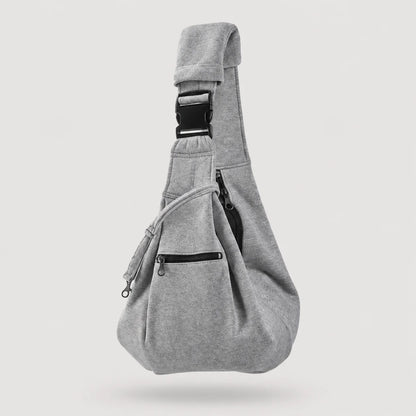 Hundetragetasche | Gepolsterte Schultertasche für Winter & Reisen