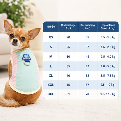 Hunde Kühlweste | Atmungsaktive Sommerweste mit UV-Schutz