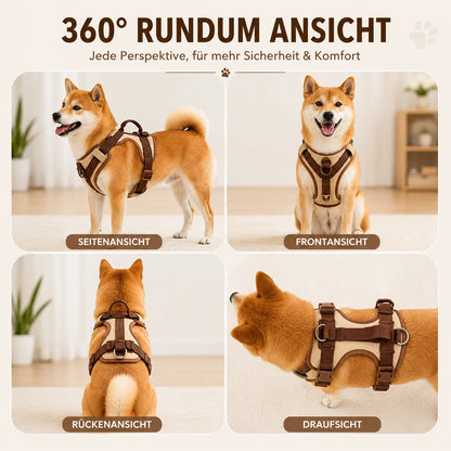 Anti-Zug Hundegeschirr mit Griff | Reflektierend & Verstellbar