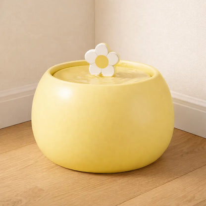 Ceramic Cat Fountain | 1.5L Drinking Fountain Quiet