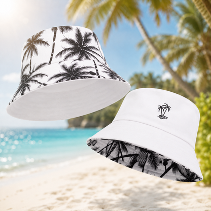 Unisex Wende Bucket Hat | Sonnenhut aus Baumwolle für Strand & Alltag