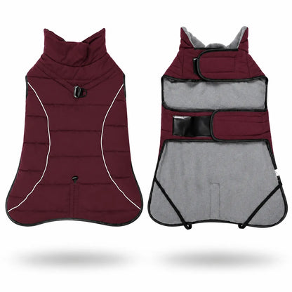 Hundemantel wasserdicht | Warme Winterjacke für Hunde