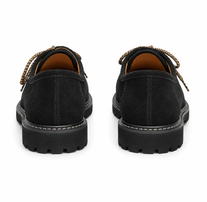 Haferlschuhe Herren Grau aus Nubukleder | Schuhe fürs Oktoberfest