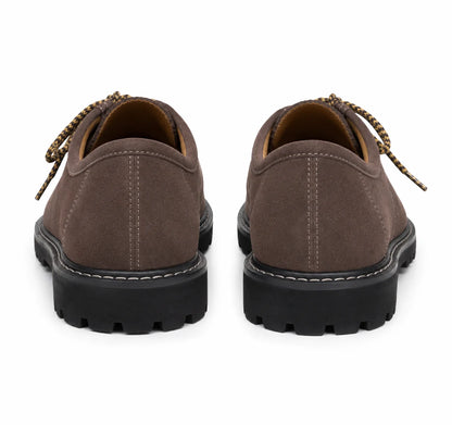 Haferlschuhe Herren Grau aus Nubukleder | Schuhe fürs Oktoberfest
