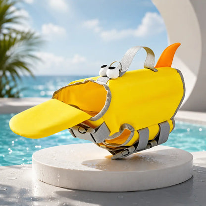 Hundeschwimmweste mit Rettungsgriff | Verstellbare Schwimmhilfe für kleine Hunde