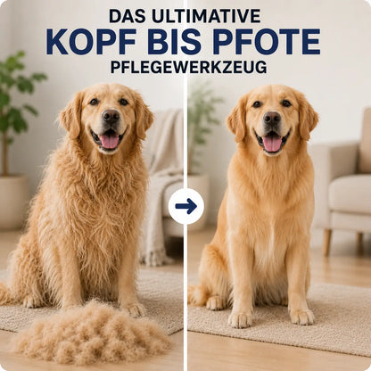 Fellbürste Hund elektrisch | Sanftes Entfilzen & Entknoten