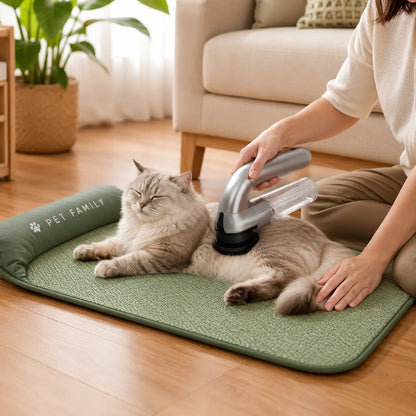 Kühlendes Katzenbett | Inklusive gratis kabelloser Katzhaarsauger