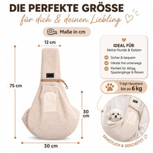 Winter Hundetragetasche Schultertasche | Warm & Handfrei