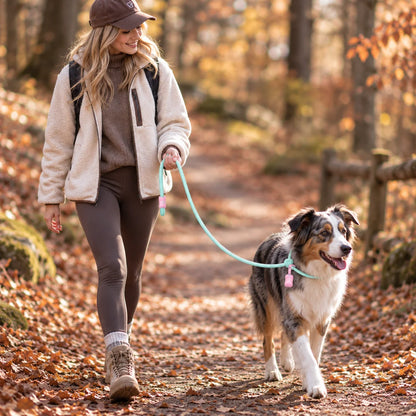 Hundeleine | Verstellbare Nylon Führleine für Winterspaziergänge