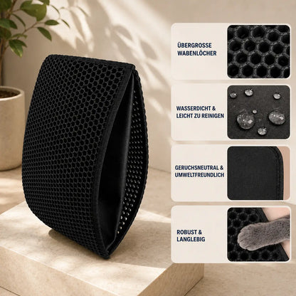 CleanPaw – Die hygienische Katzenstreumatte mit Wabenstruktur für ein sauberes Zuhause