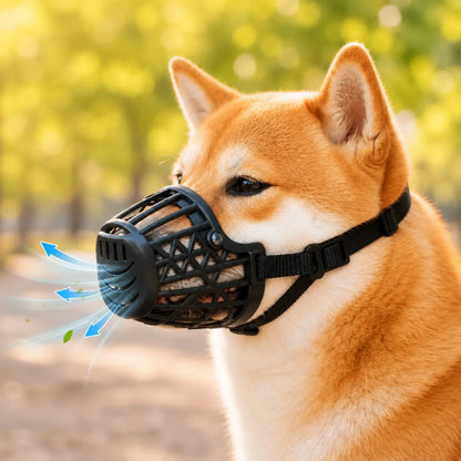 Muzzle for Dog | Adjustable & Breathable Dog Muzzle | Anti-Barking & Bite Protection