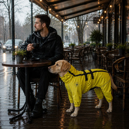 Hunderegenmantel | Wasserdicht für mittelgroße & große Hunde