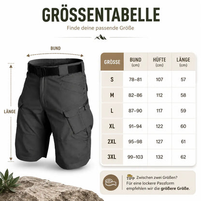 Herren Cargo Shorts | Wasserabweisend & Atmungsaktiv für Outdoor