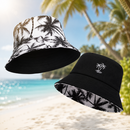 Unisex Wende Bucket Hat | Sonnenhut aus Baumwolle für Strand & Alltag