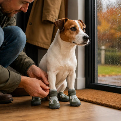 Wasserdichte Hundeschuhe mit rutschfester Sohle