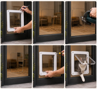Katzenklappe mit Mikrochip | Zugangskontrolle für Katzen