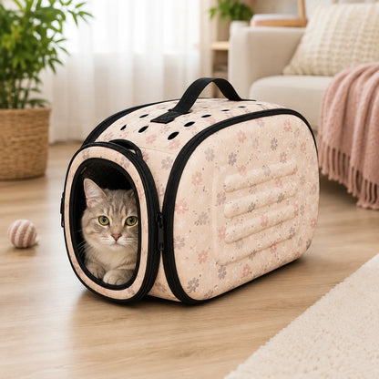 Transporttasche für Katzen & Kleine Hunde | Faltbar & Stabil