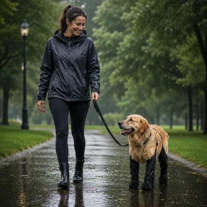 Hundeschuhe mit Beinriemen | Wasserdichte Pfotenschützer für Hunde