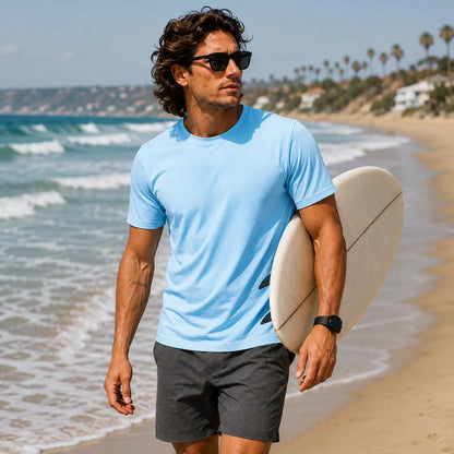 Herren UV-Schutz T-Shirt UPF 50+ | Atmungsaktiv & Schnelltrocknend