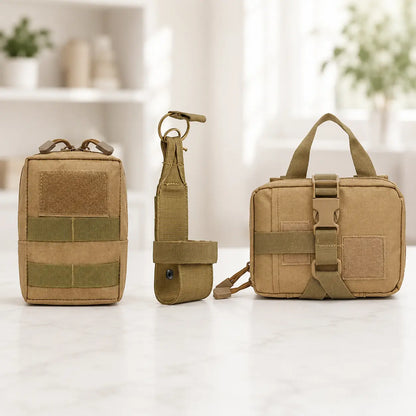 Hundegeschirr Taschen MOLLE Set | Taktische Hundetasche Outdoor