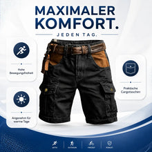Arbeitsshorts Herren Cargo Shorts Baumwolle Sommer Freizeit & Outdoor