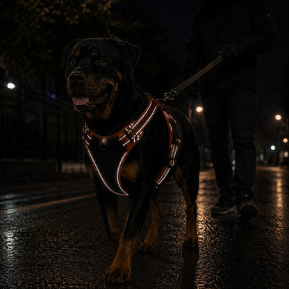 Hundegeschirr Reflektierend | Verstellbares Sicherheitsgeschirr für Hunde