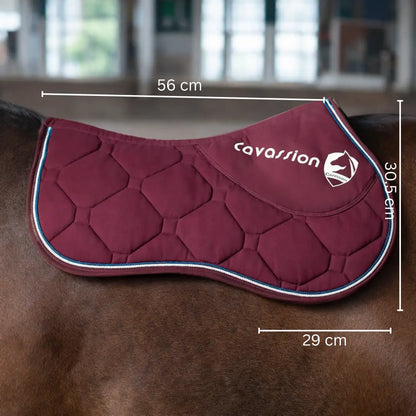 Stoßdämpfendes Pferd Sattelkissen mit Lammfell | Warm & Atmungsaktiv