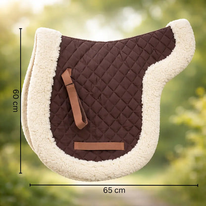 Pferde Satteldecke Reiten | Lammfell & Stoßdämpfend