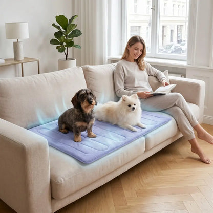 Kühlmatte Hund | Atmungsaktiv, Waschbar & Komfortabel