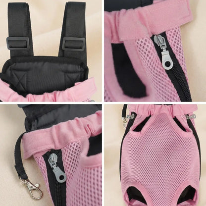 Katzen & Kleine Hunde Rucksack Transporttasche | Atmungsaktiv
