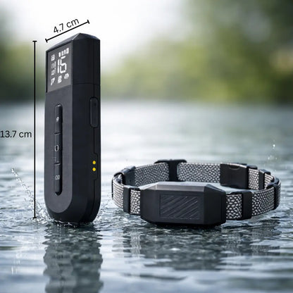 Collier d'entraînement pour chien | Son, vibration & impulsion | 800m