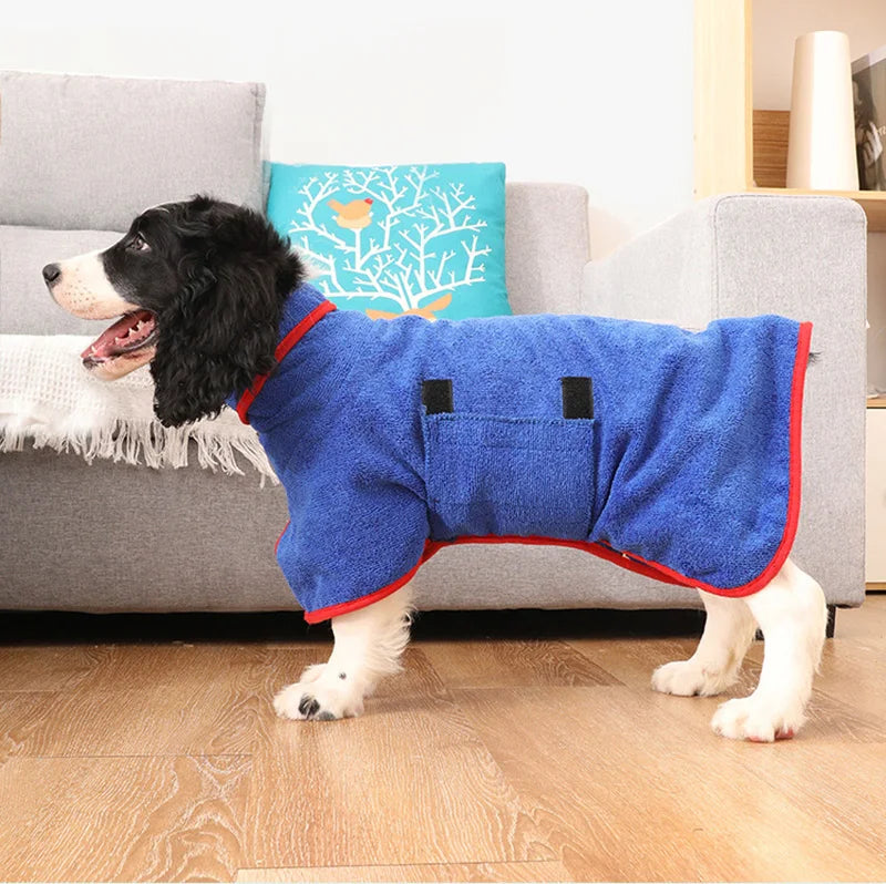 CanisWrap – Saugfähiger Bademantel für Hunde